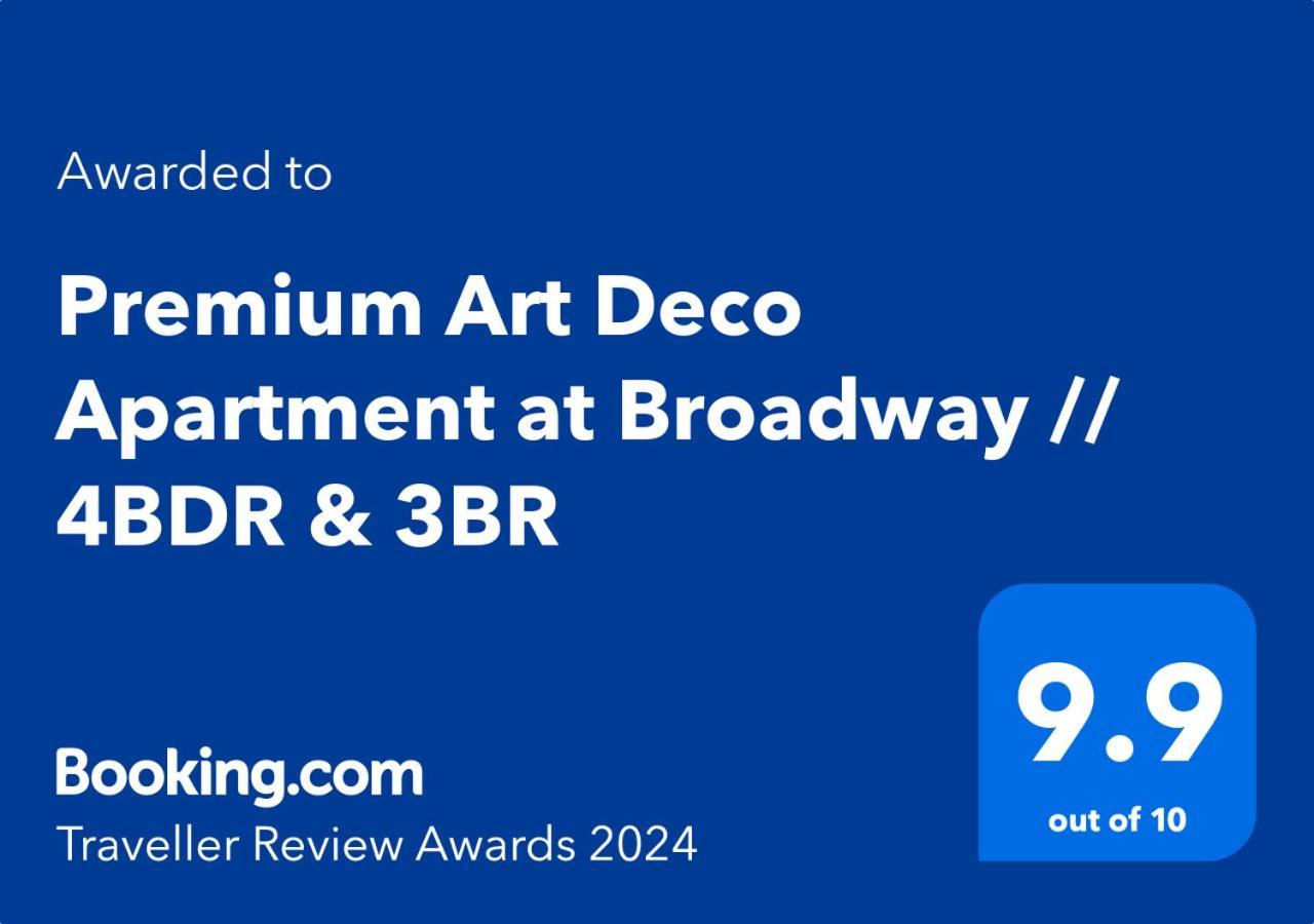 Premium Art Deco Apartment At Broadway // 4Bdr & 3Br Budapest Luaran gambar